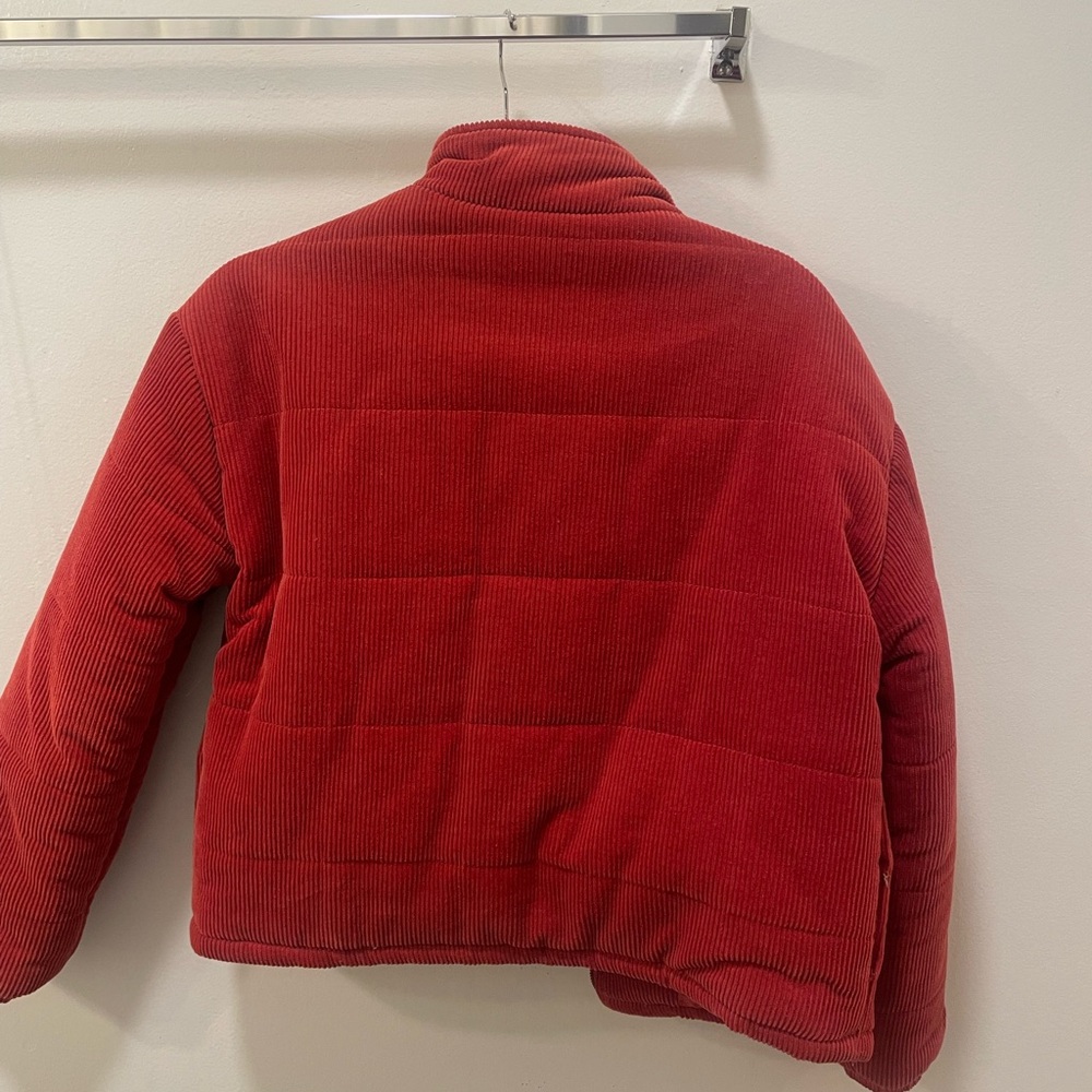 Sadie and Sage Red Velvet Puffer